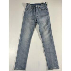 Levi's 501s Womens Skinny Jeans Light Blue Denim Wash Streetwear Premium Quality